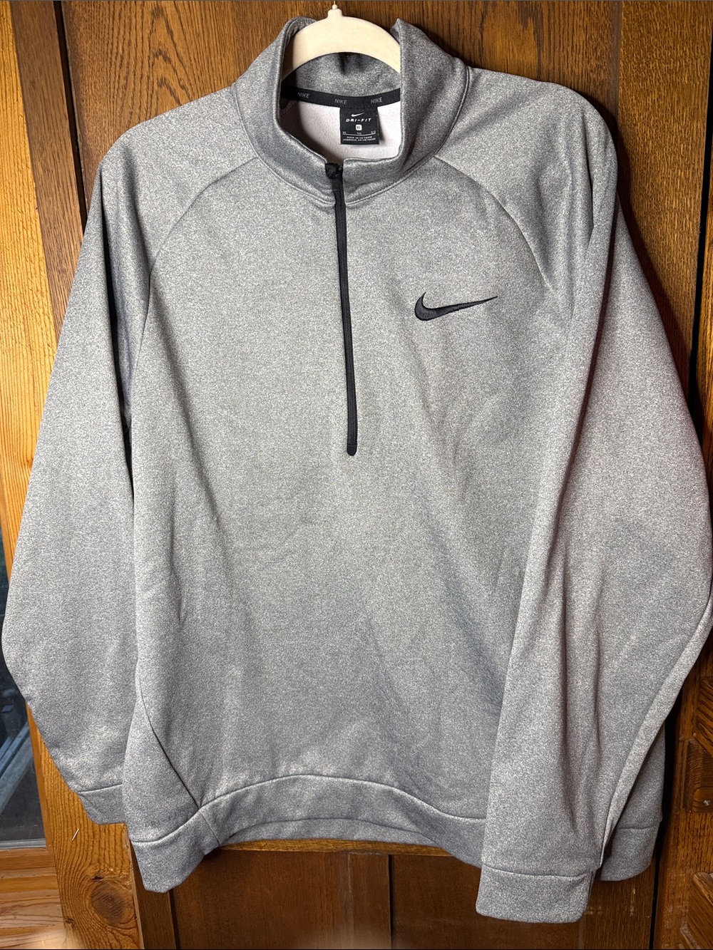 Nike Dri-FIT Therma-FIT fleece-lined 1/4-zip pullover (Style 860497-012) XL EUC